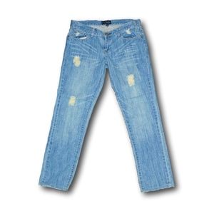 NWOT Womens Distressed Skinny Jean by Les Halles